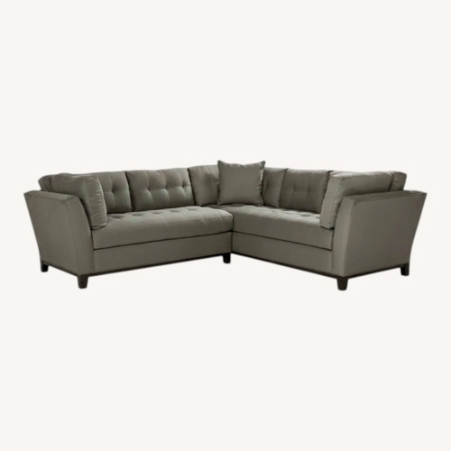 Used Dark Gray Fabric 3+ Piece Sectional for sale on AptDeco