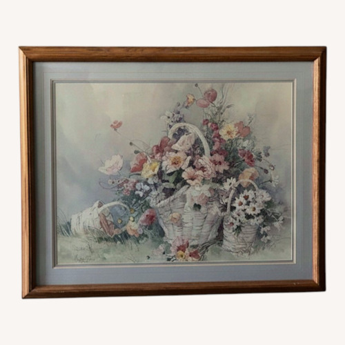 Used Victoria's Baskets" by Artist Barbara Mock for sale on AptDeco