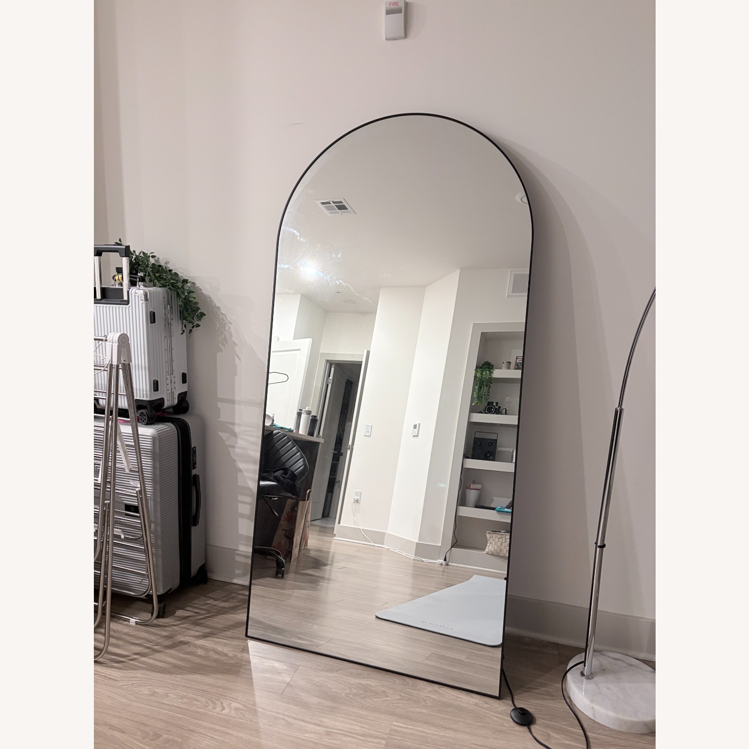 Arched Full Body Length Mirror - image-1
