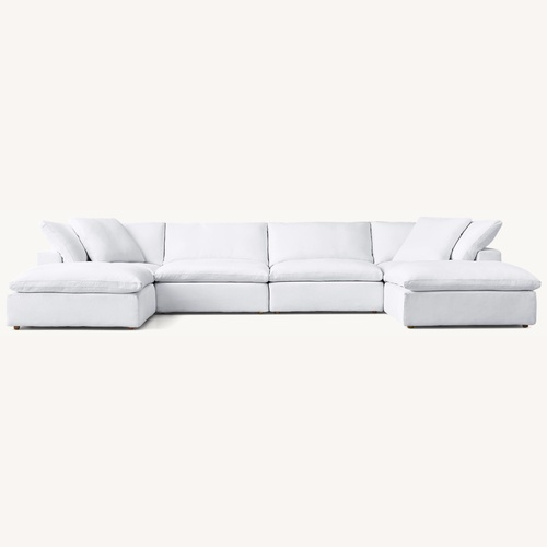Used Restoration Hardware Cloud White 3+ Piece Sectional for sale on AptDeco