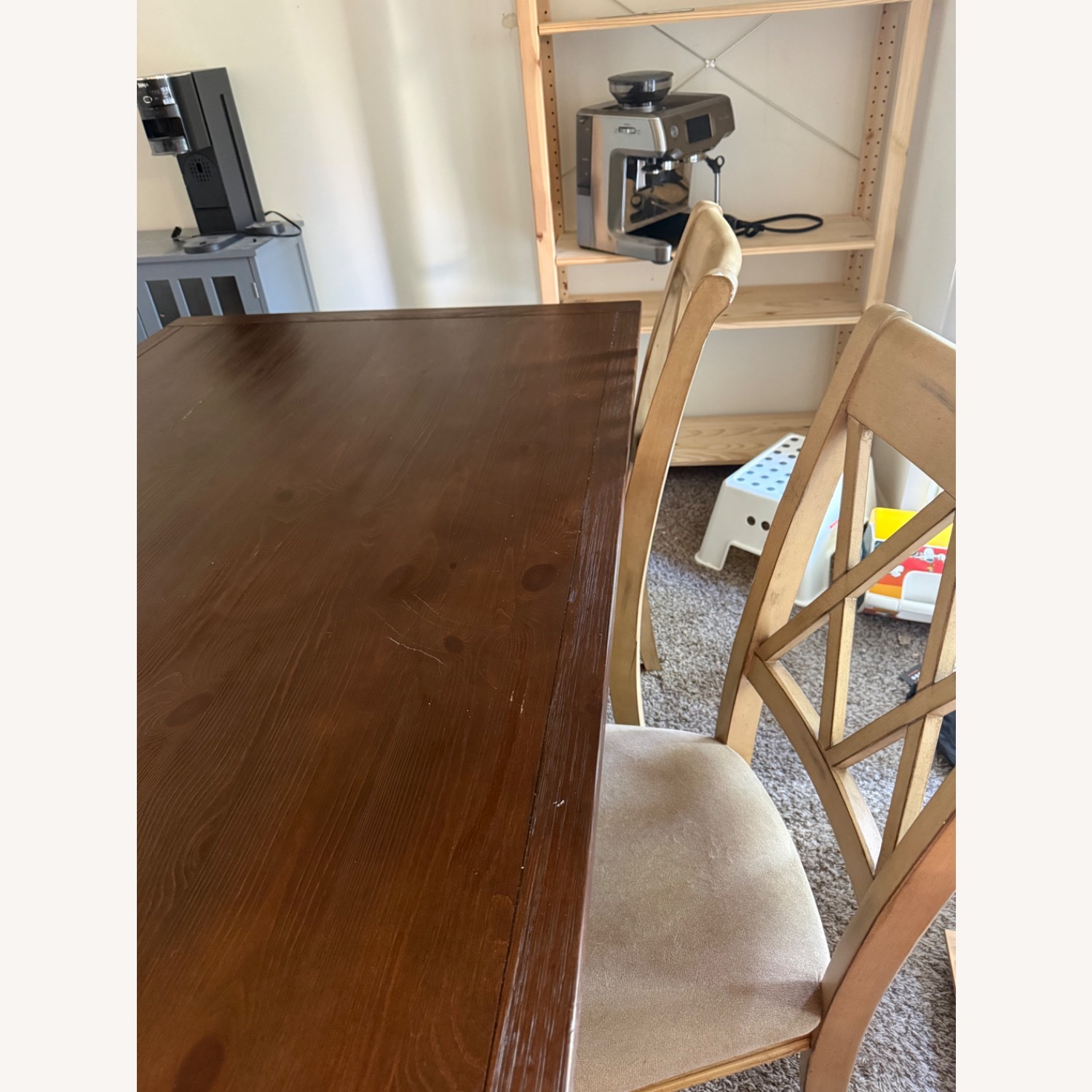 Ashley Furniture Dark Brown Dining Table - image-2