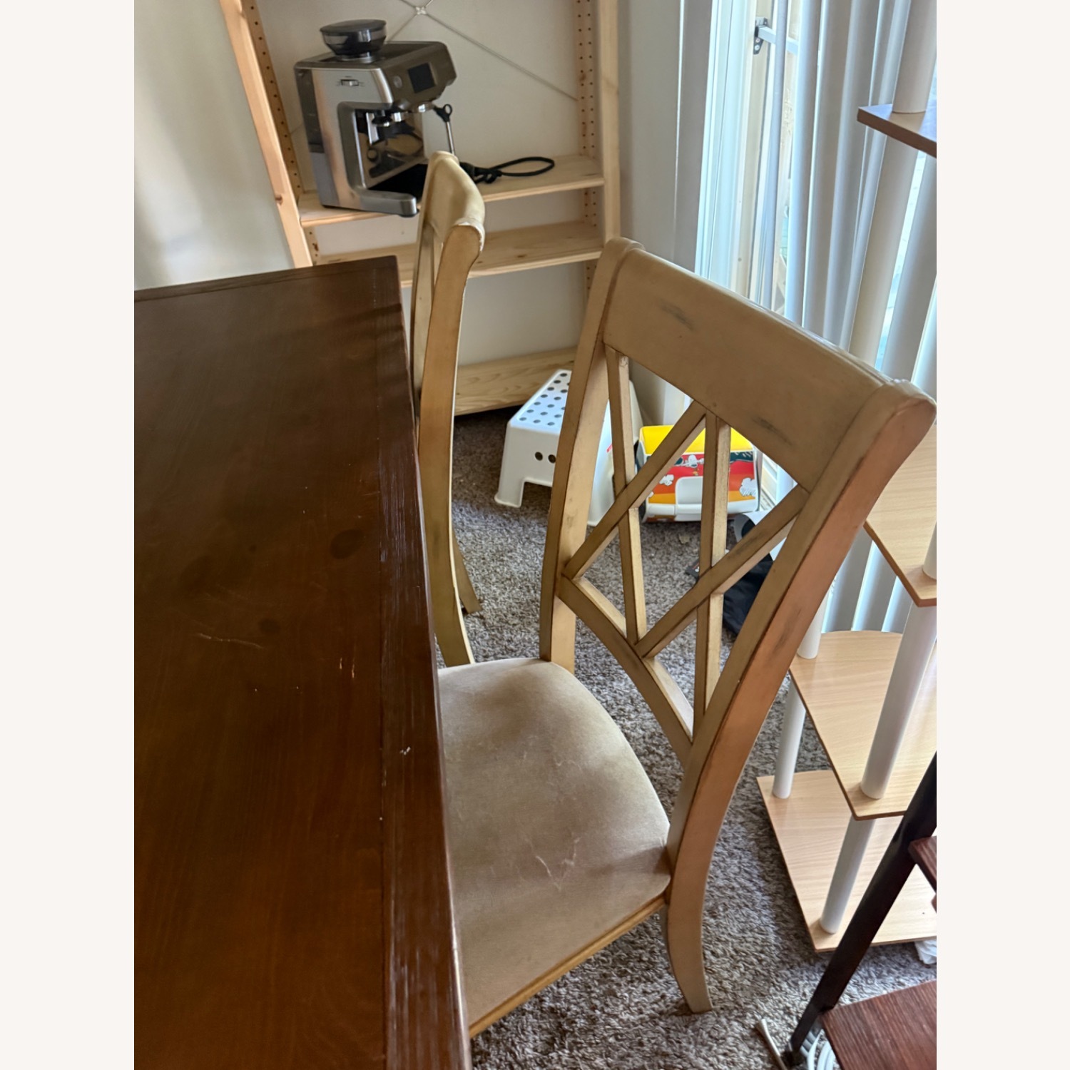 Ashley Furniture Dark Brown Dining Table - image-3