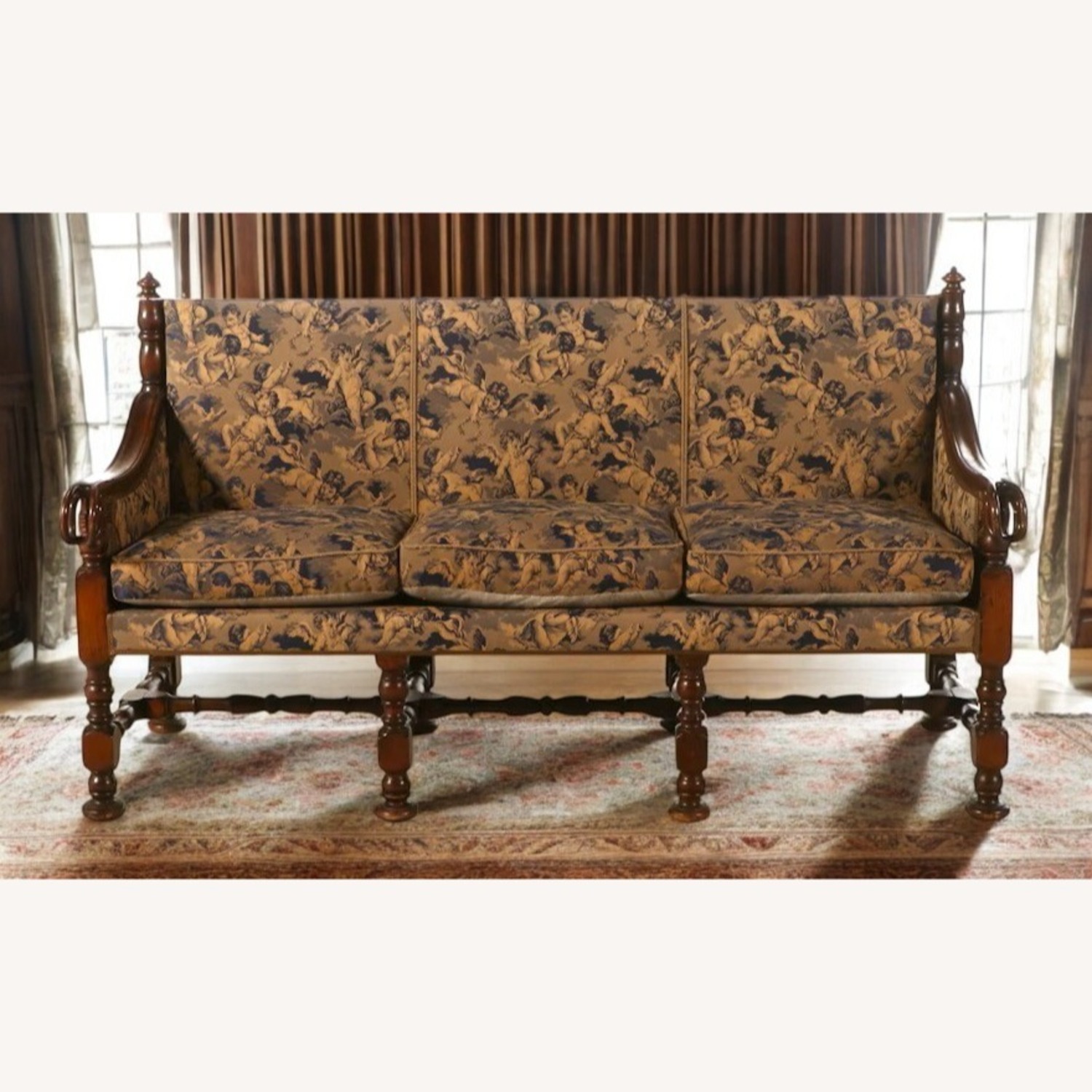 Vintage/Antique 3+ Seater Sofa - image-2