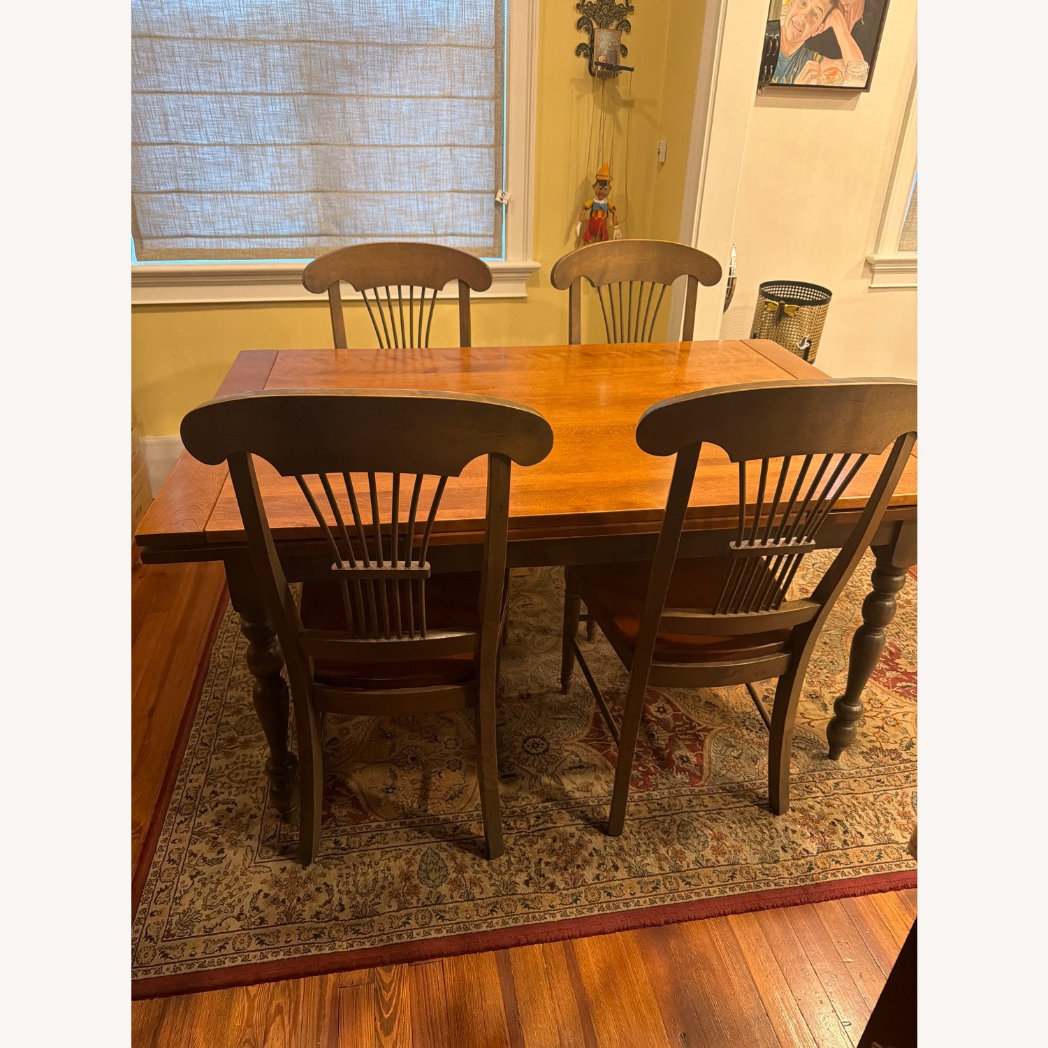 Dark Brown Wood Dining Sets - image-2