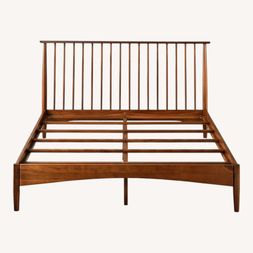 Used Linda Wood Platform Bed Frame for sale on AptDeco