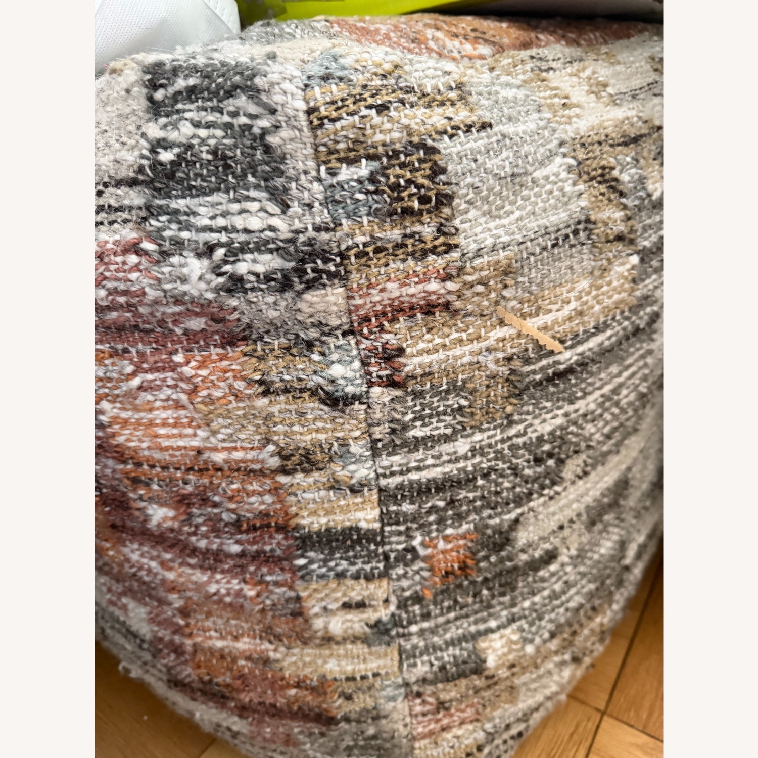 Crate & Barrel Alvarez Garden Square Pouf - image-3