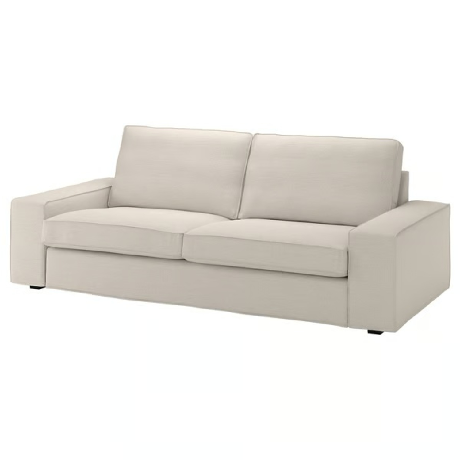 IKEA Light Gray Fabric 3+ Seater Sofa - image-4