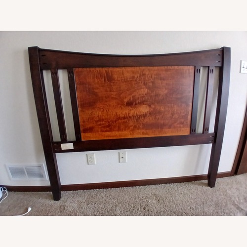Used King Size Bed With Head and Footboard for sale on AptDeco