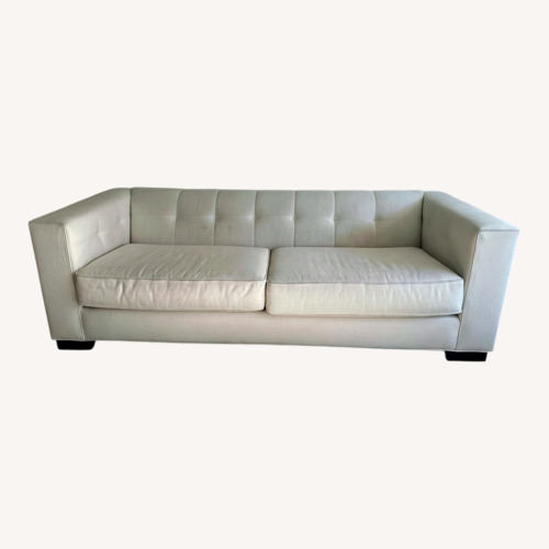 Used Mitchell Gold + Bob Williams White 2 Seater Sofa for sale on AptDeco