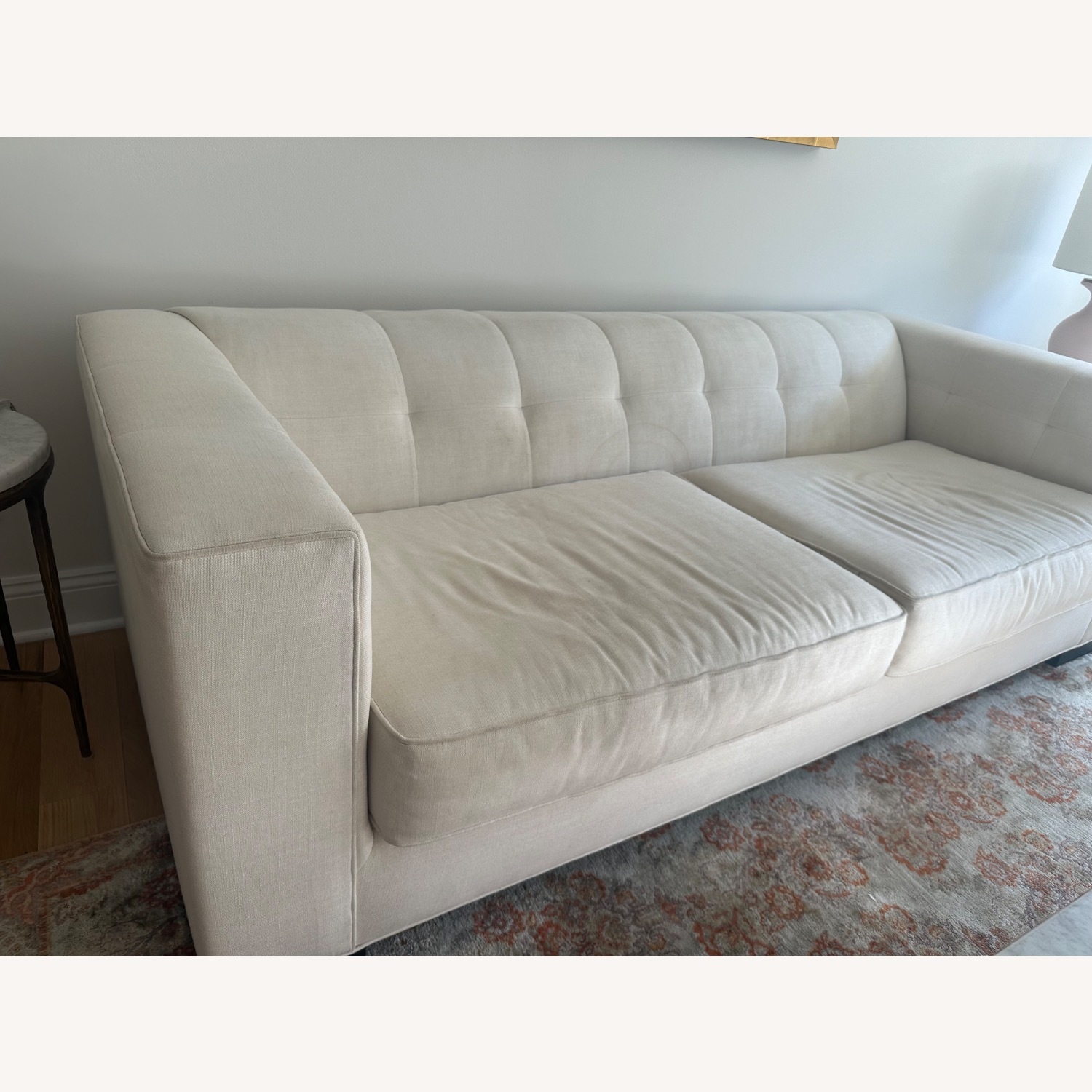 Mitchell Gold + Bob Williams White 2 Seater Sofa - image-2