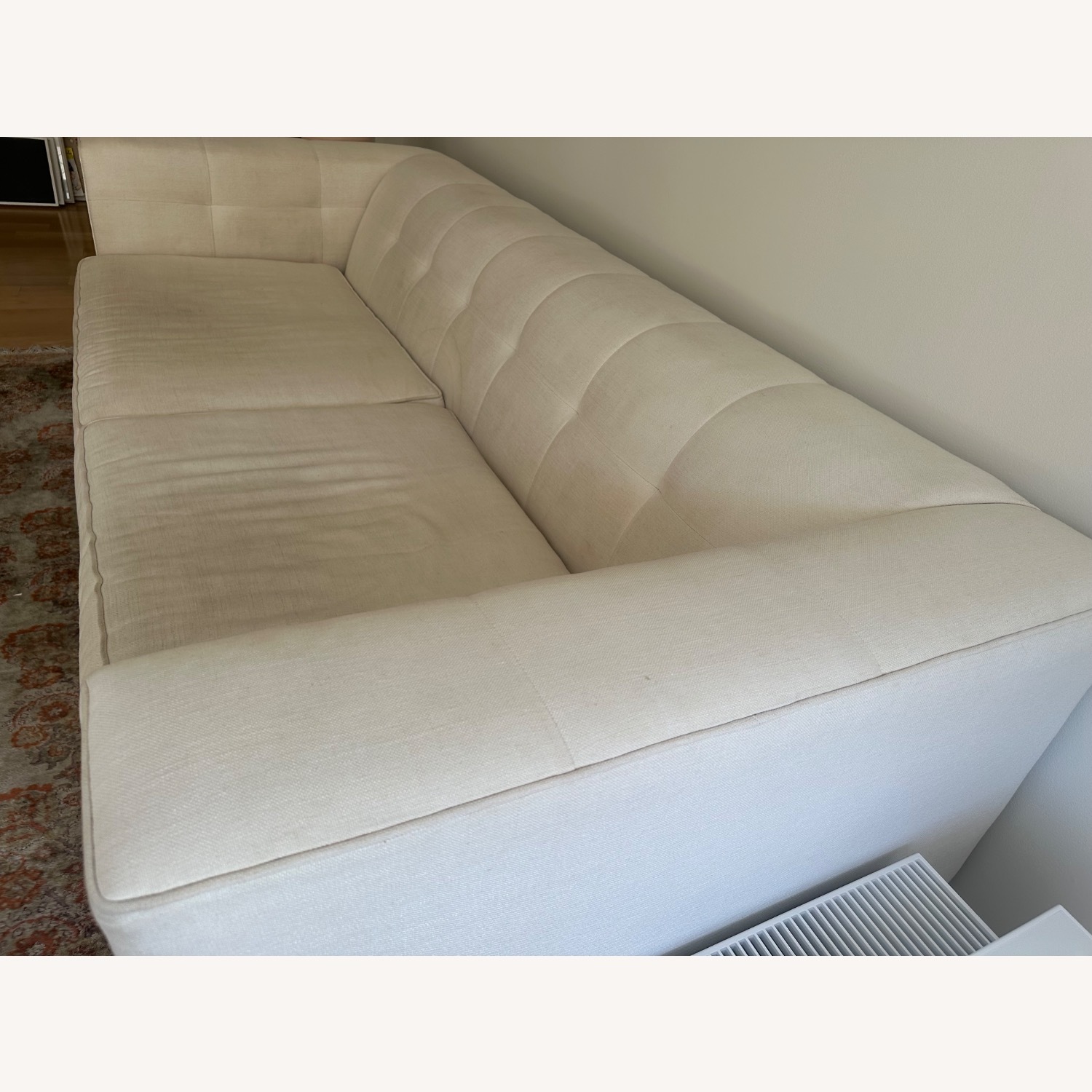 Mitchell Gold + Bob Williams White 2 Seater Sofa - image-6