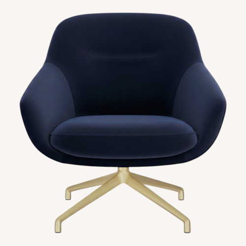 Used Article Sterling Blue Velvet Accent Chair for sale on AptDeco