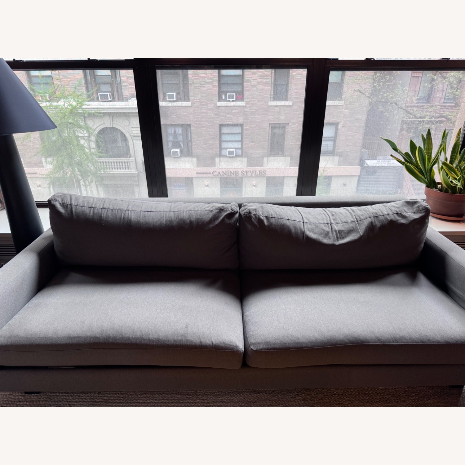 Room & Board Hess 89” Gray Fabric 3+ Seater Sofa - image-2