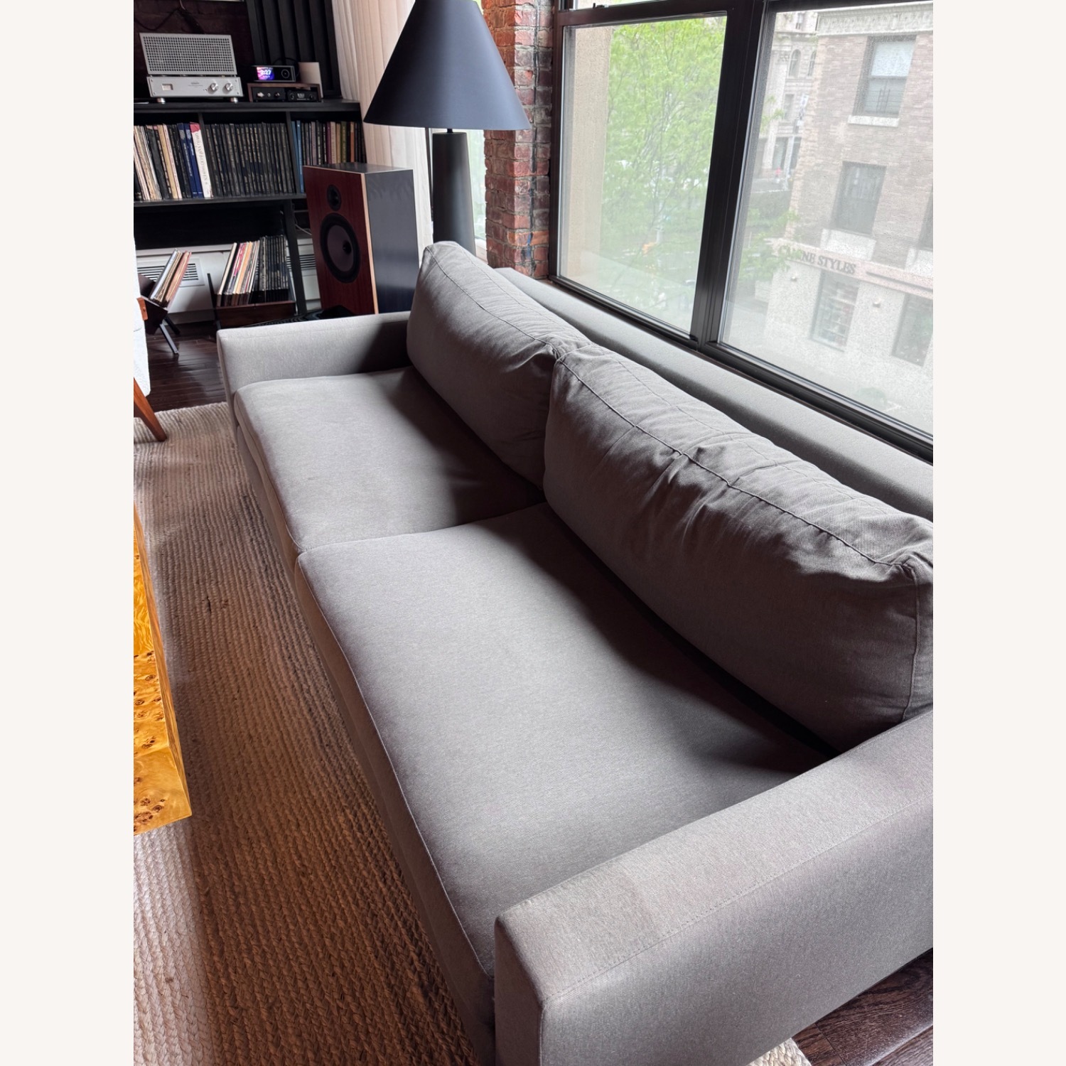 Room & Board Hess 89” Gray Fabric 3+ Seater Sofa - image-3