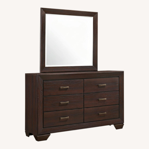 Used Coaster Fine Furniture Kauffman 6-drawer Dresser with Mirror  for sale on AptDeco