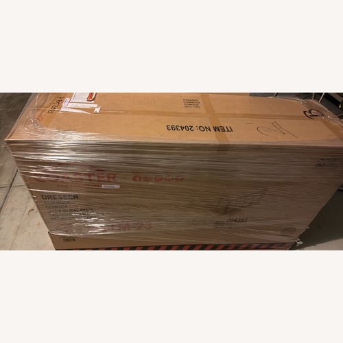 Used Coaster Fine Furniture Kauffman 6-drawer Dresser with Mirror  for sale on AptDeco