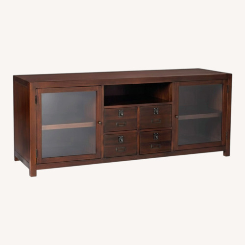 Used Pottery Barn Rhys Large Media Console for sale on AptDeco