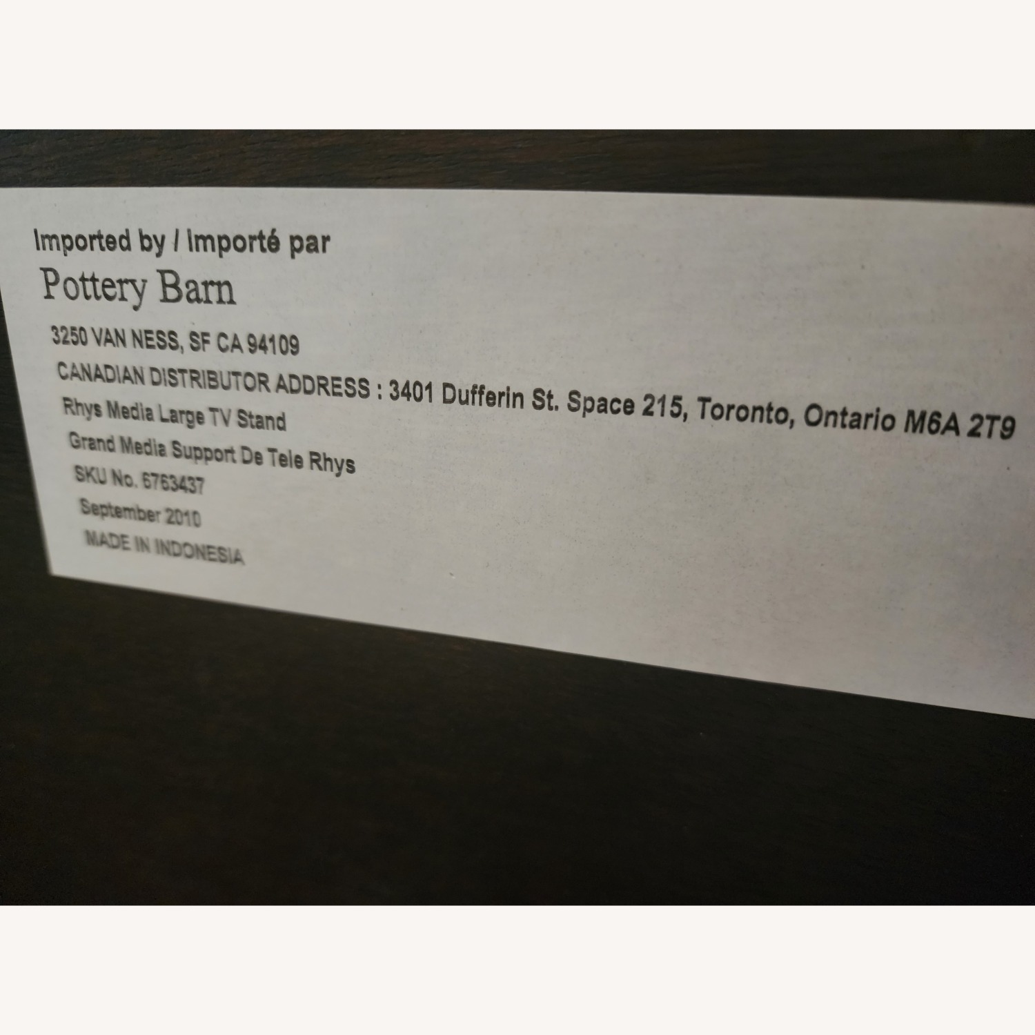 Pottery Barn Rhys Large Media Console - image-6