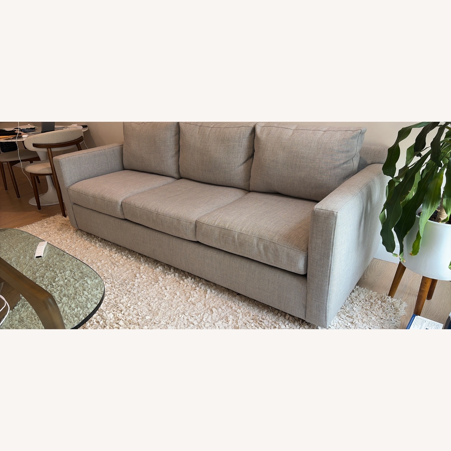 Crate & Barrel Barrett Arm Sofa 91” - image-3