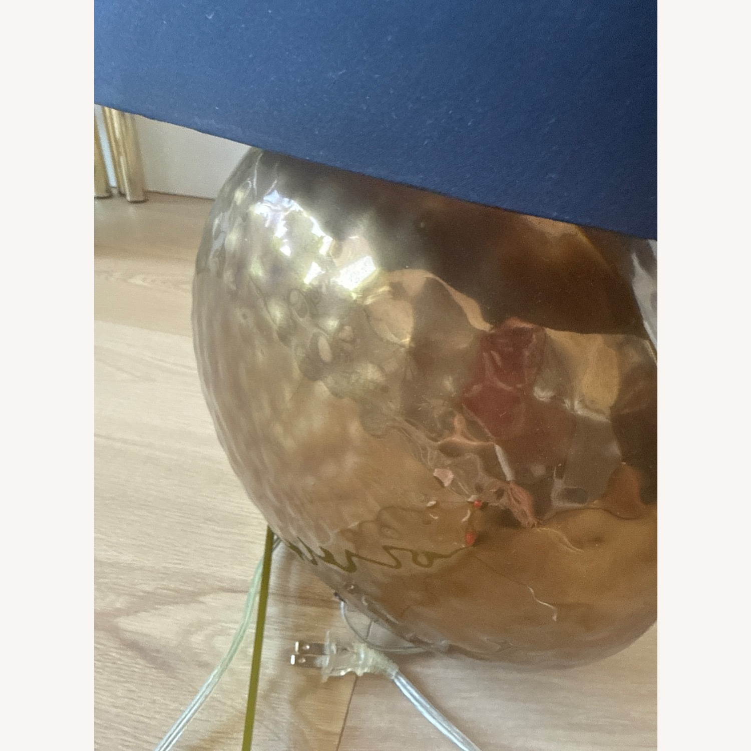 Gold Metal Table Lamp - image-5