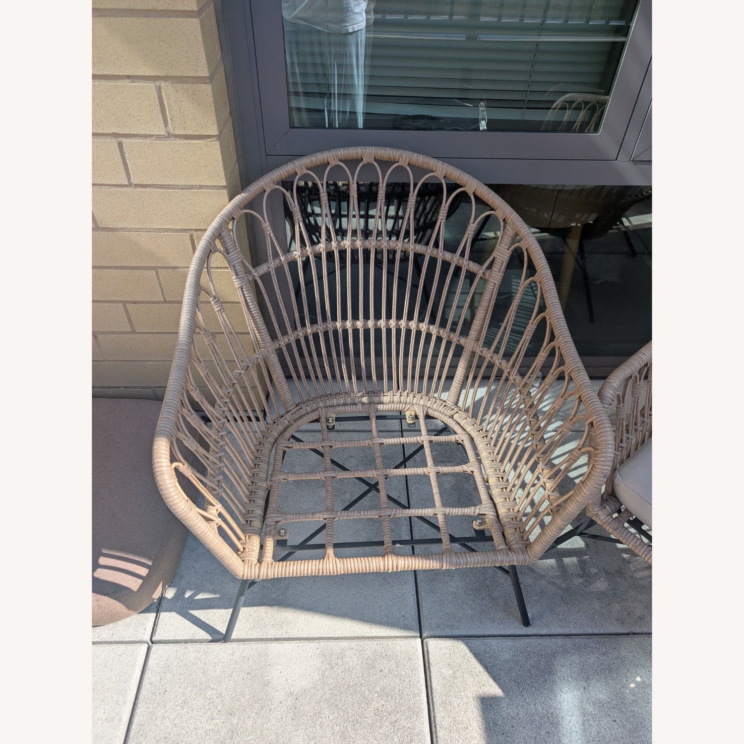 West Elm Palma Outdoor Rattan Lounge Chair (Set of 2) - image-1