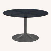 Room & Board Aria Dark Gray Dining Table