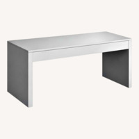 West Elm Solstice White Desk