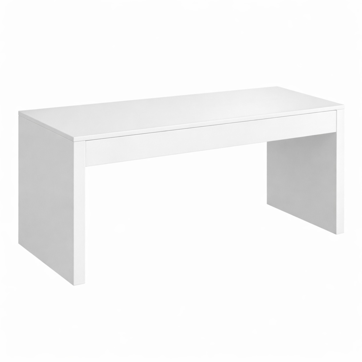 West Elm Solstice White Desk - image-4
