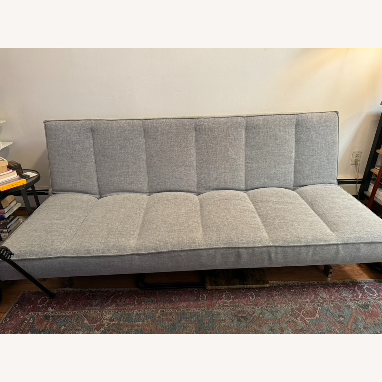 CB2 Flex Light Gray 3+ Seater Sofa - image-2