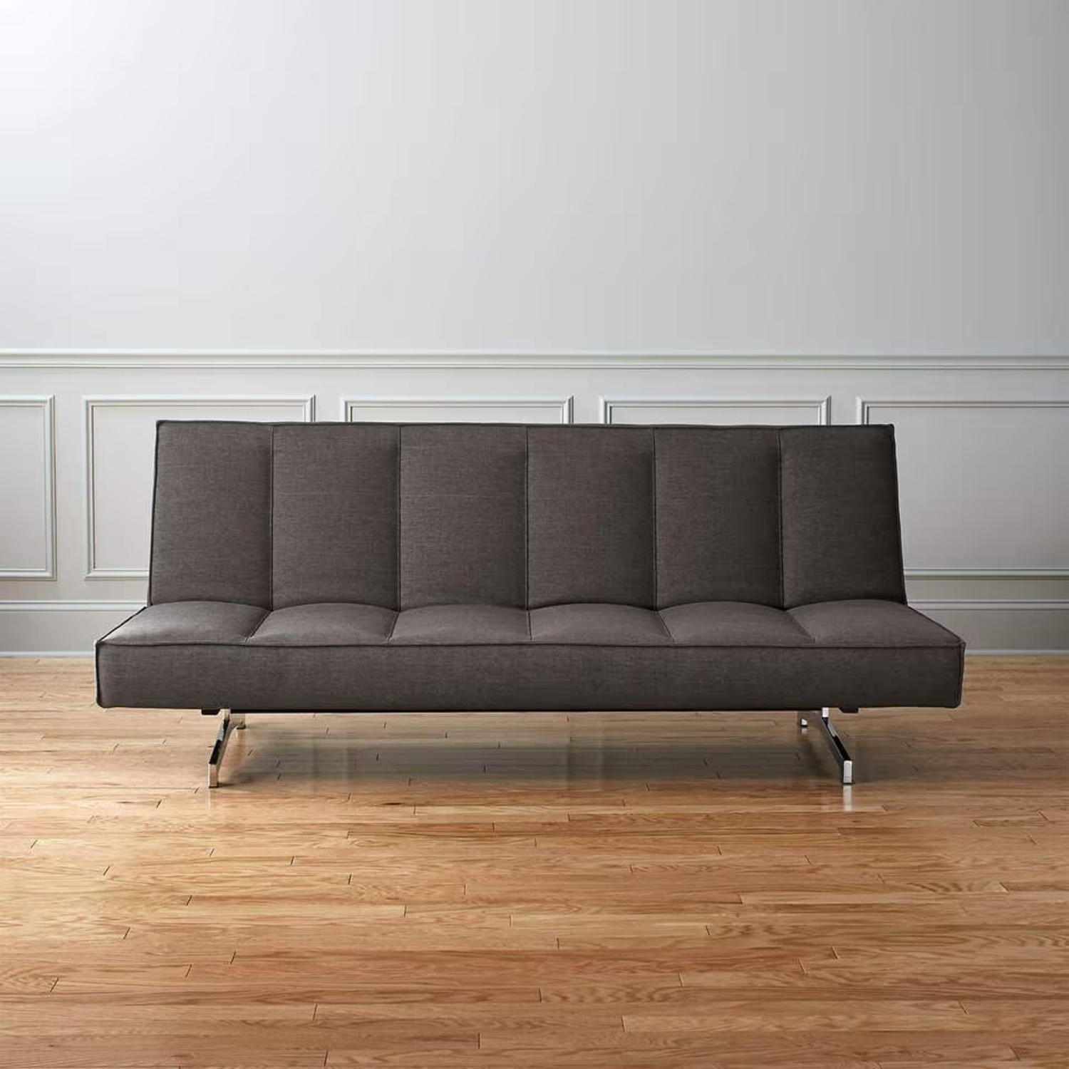 CB2 Flex Light Gray 3+ Seater Sofa - image-4