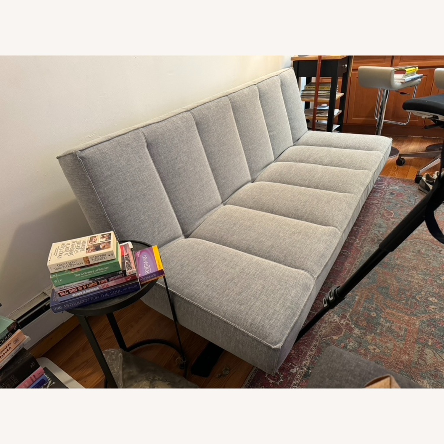 CB2 Flex Light Gray 3+ Seater Sofa - image-3