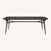Lazzoni Fly Dark Brown Ceramic Dining Table