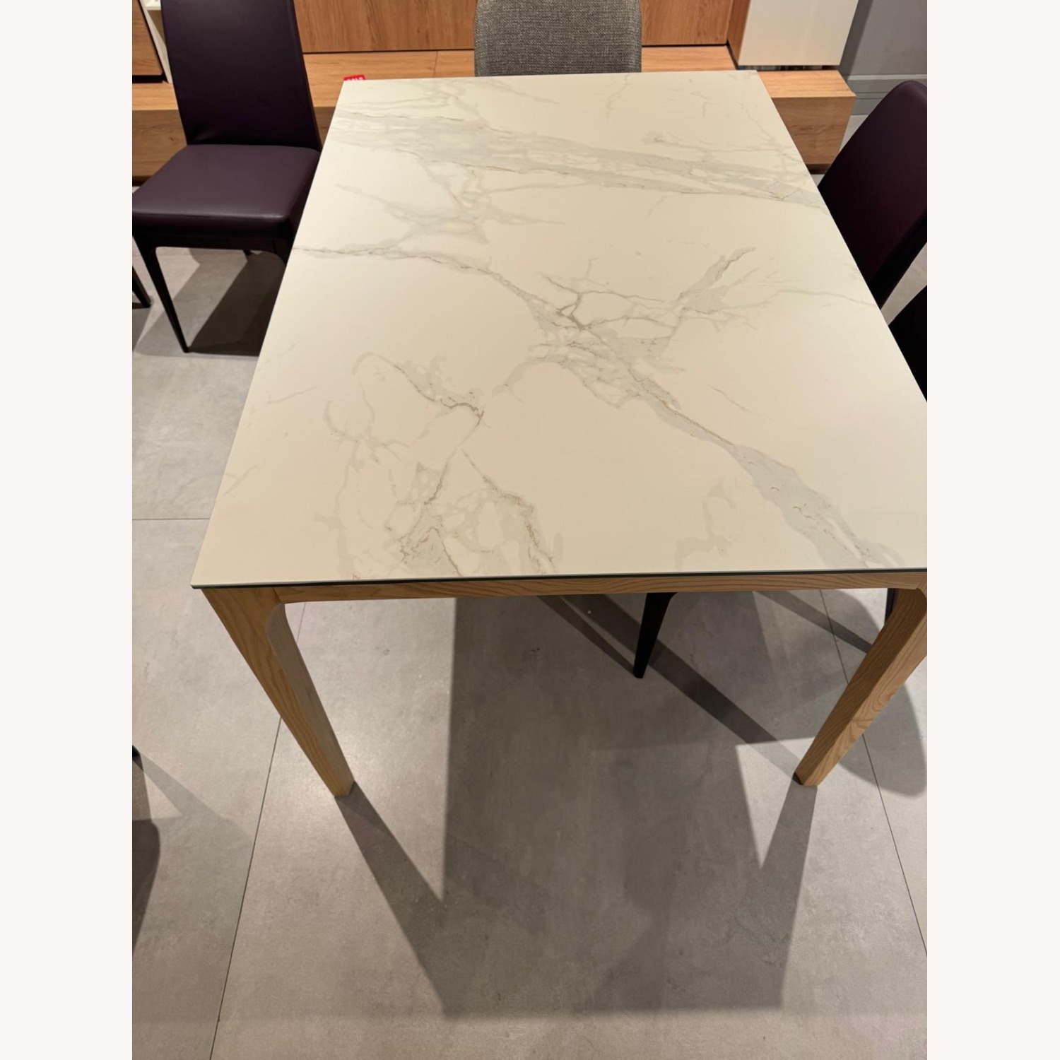 Lazzoni Pietra White Ceramic Dining Table - image-1