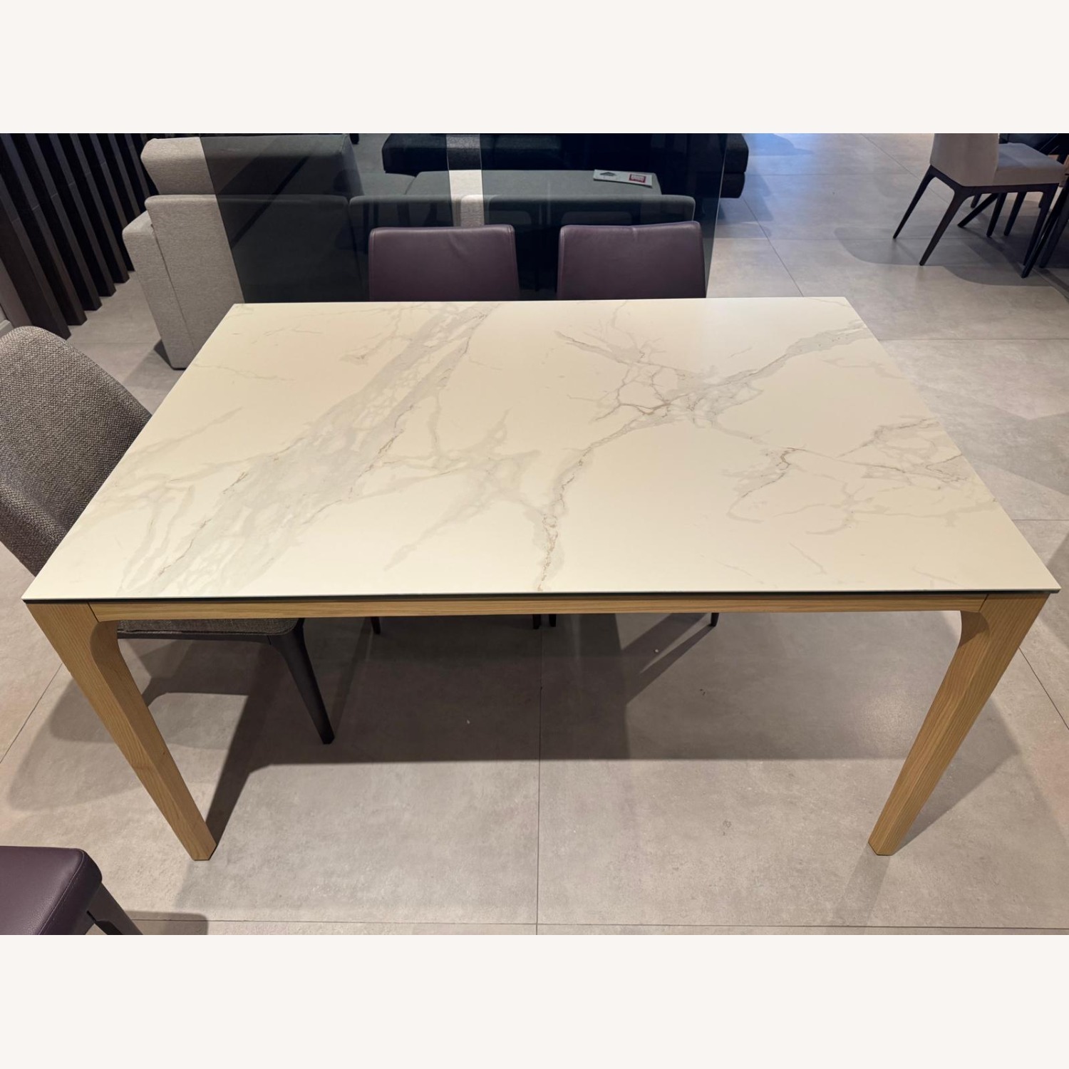 Lazzoni Pietra White Ceramic Dining Table - image-2