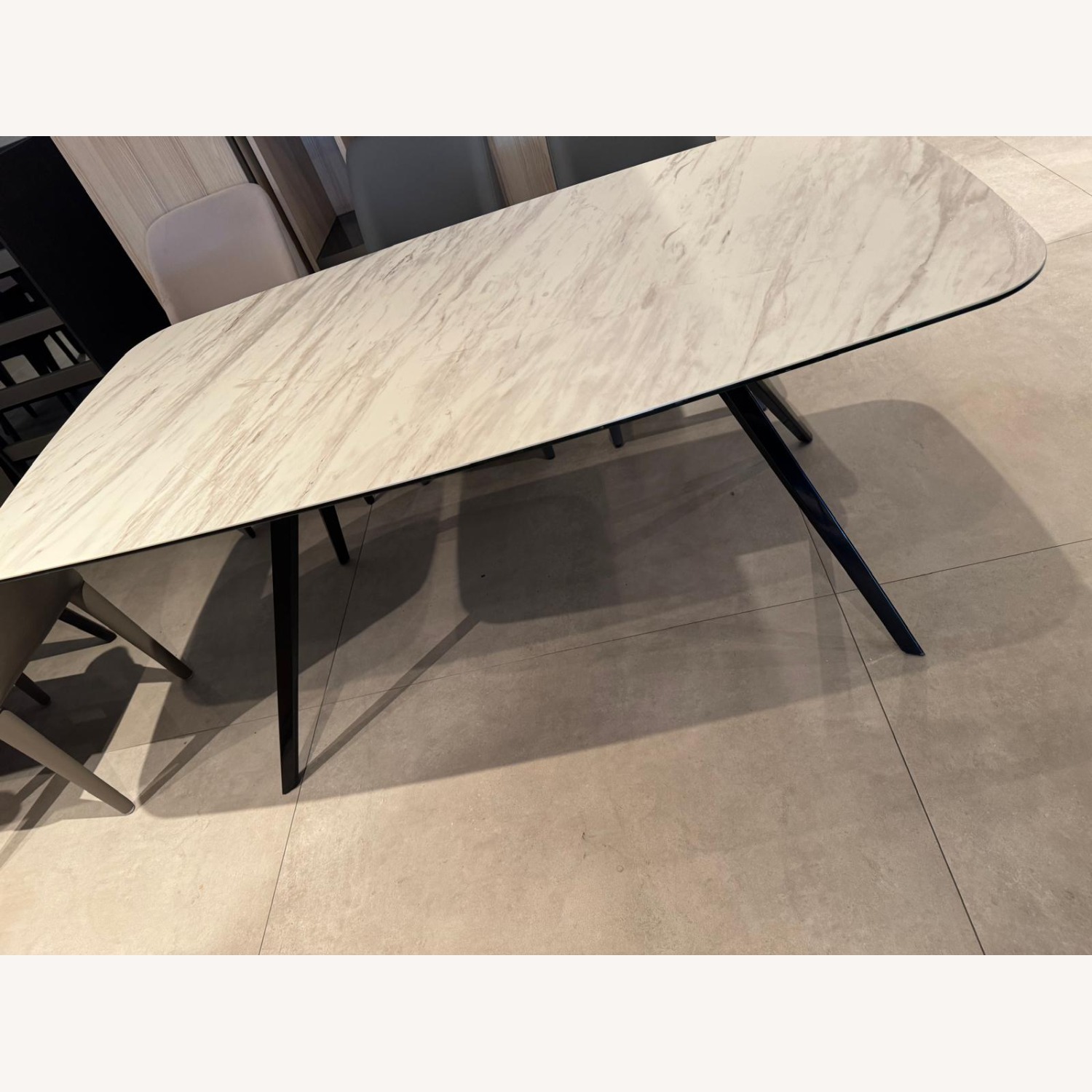 Lazzoni Tilia White Ceramic Dining Table - image-2