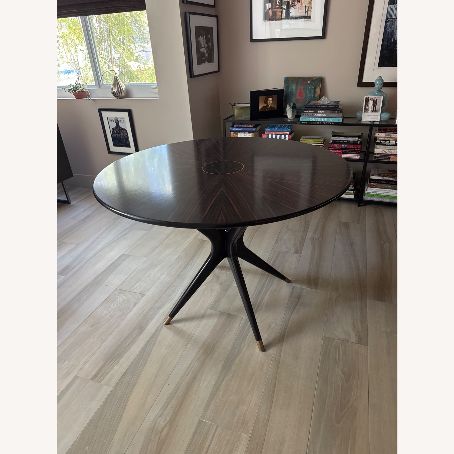 Theodore Alexander Dark Brown Dining Table - image-4