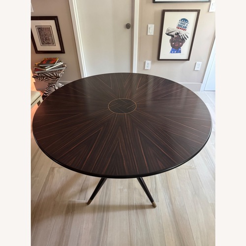Used Theodore Alexander Dark Brown Dining Table for sale on AptDeco