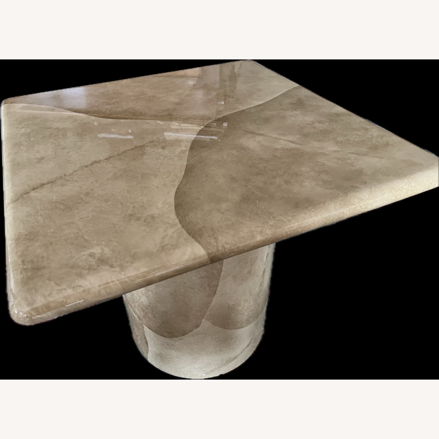 Karl Springer Natural Lacquer Side Tables (2) - image-6