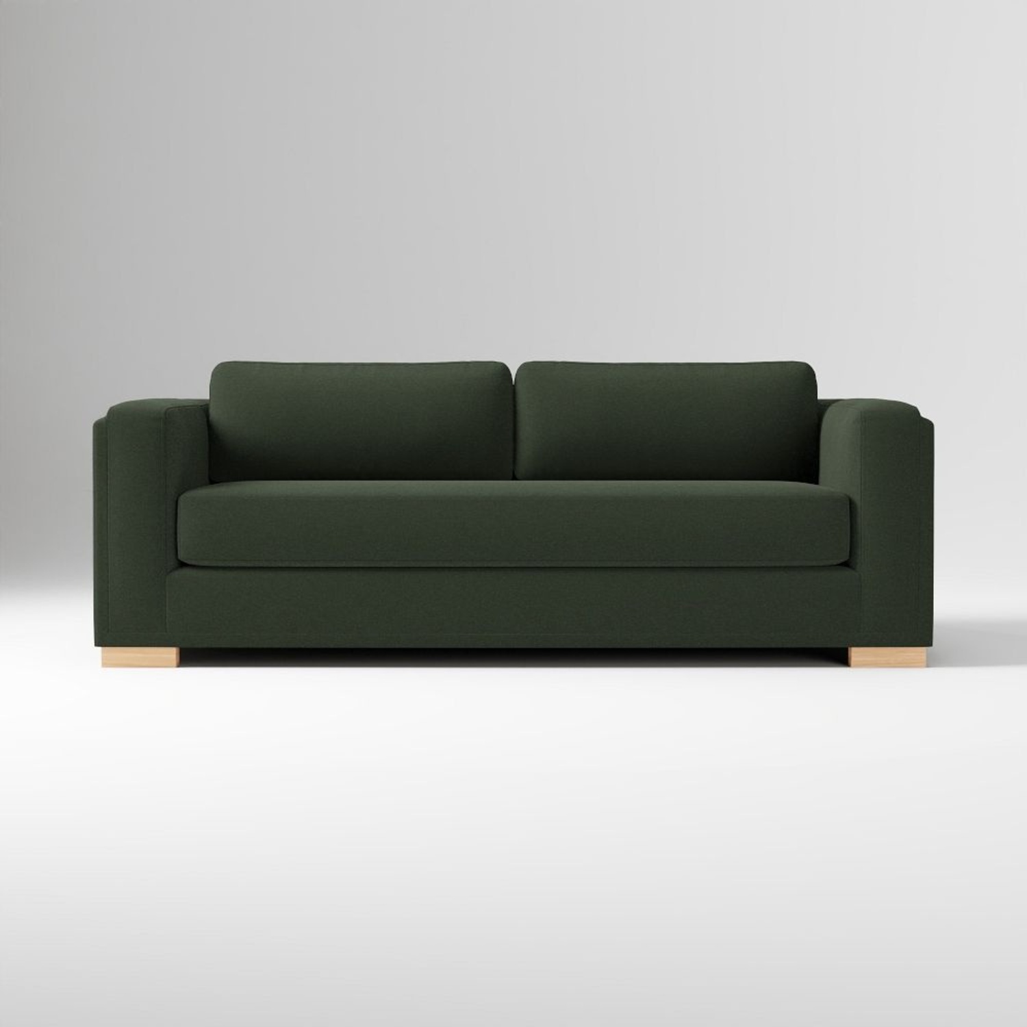 West Elm Nassau Sleeper Sofa in Evergreen - image-4