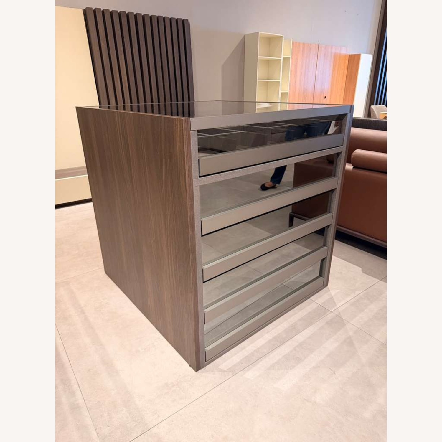 Lazzoni Isla Dark Brown Wood Dresser - image-3