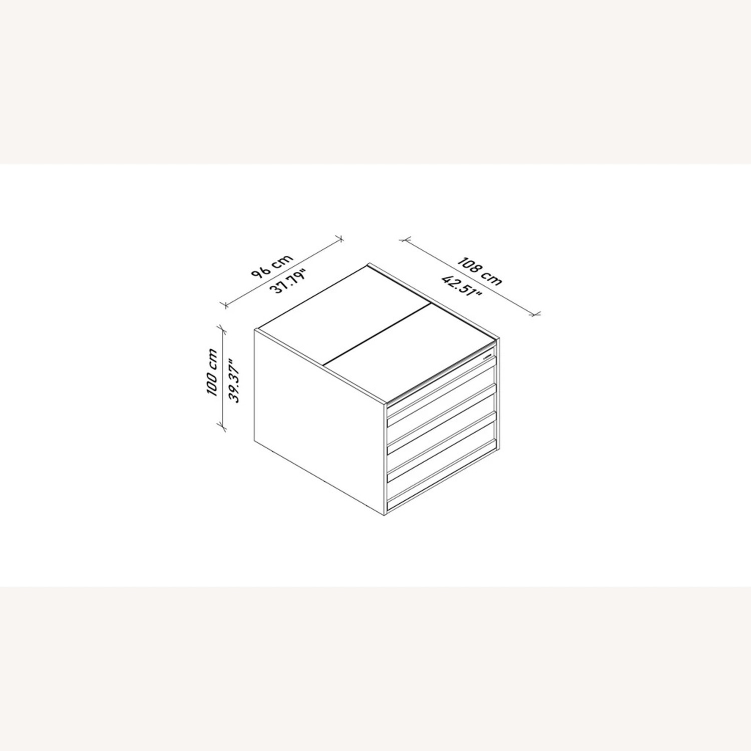 Lazzoni Isla Dark Brown Wood Dresser - image-1