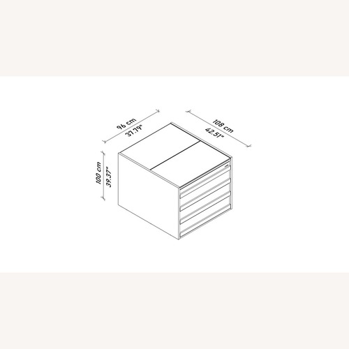 Used Lazzoni Isla Dark Brown Wood Dresser for sale on AptDeco