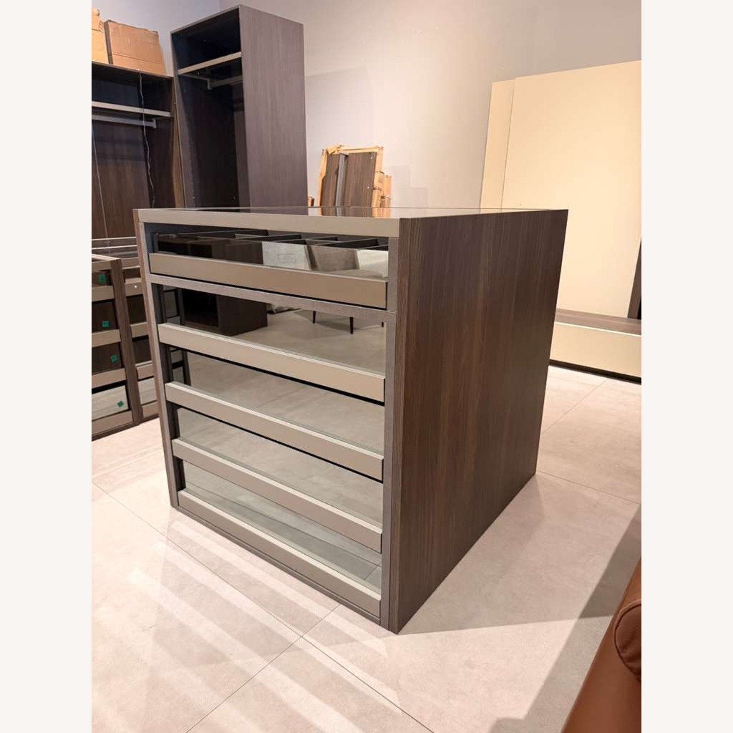 Lazzoni Isla Dark Brown Wood Dresser - image-5