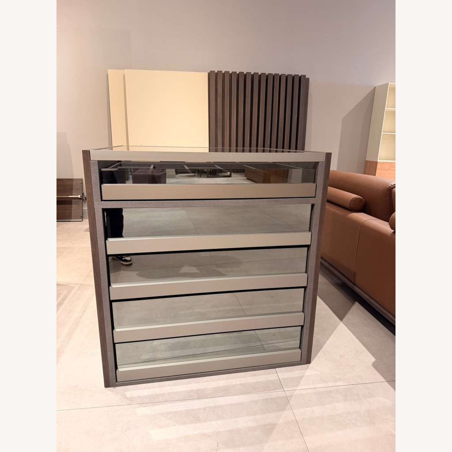 Lazzoni Isla Dark Brown Wood Dresser - image-4