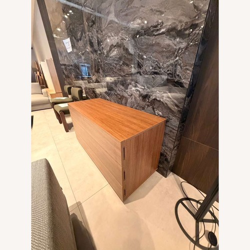 Used Lazzoni Dark Brown Stone Dresser 50" for sale on AptDeco