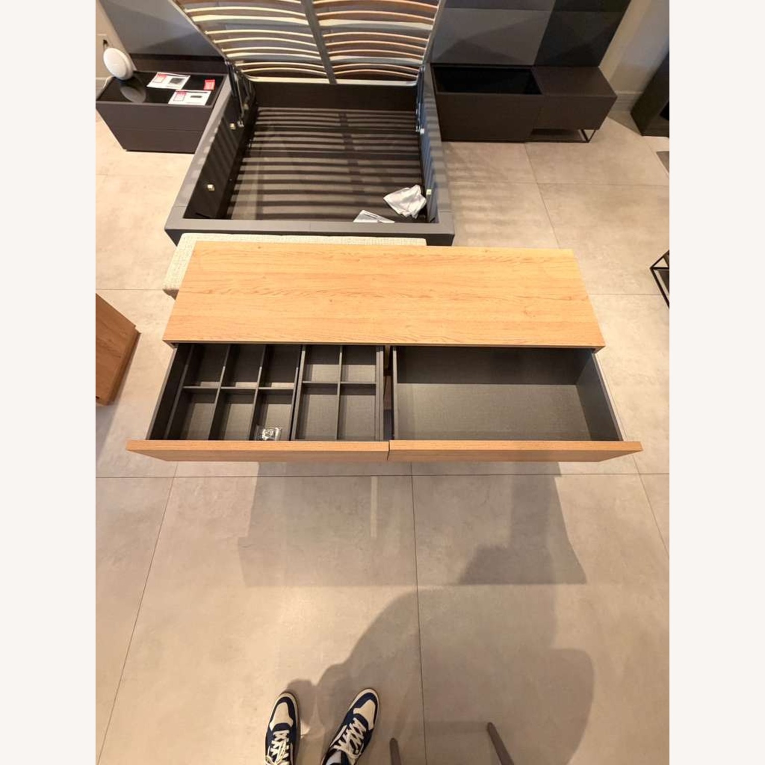 Lazzoni Stone Light Drown Dresser - image-6