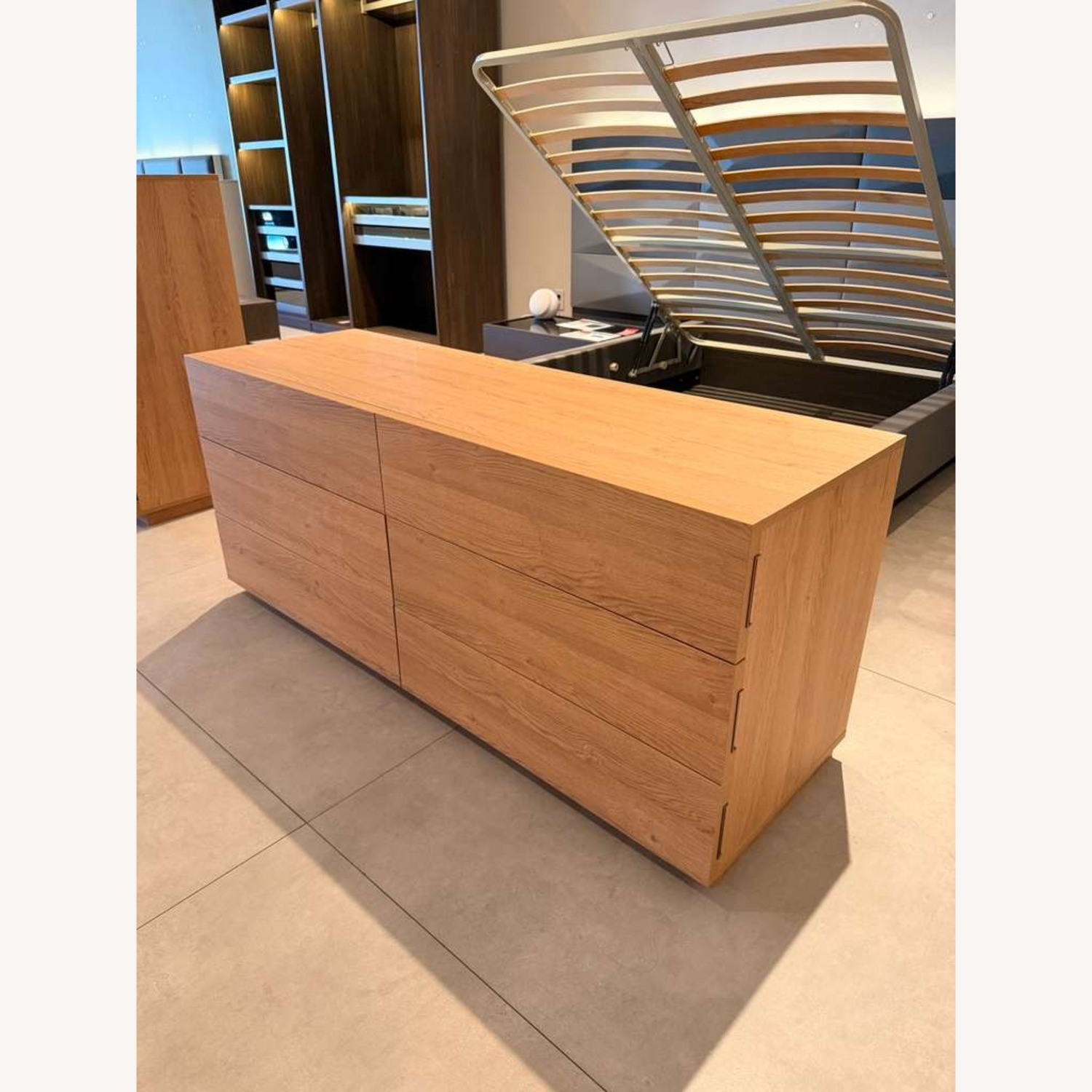 Lazzoni Stone Light Drown Dresser - image-4