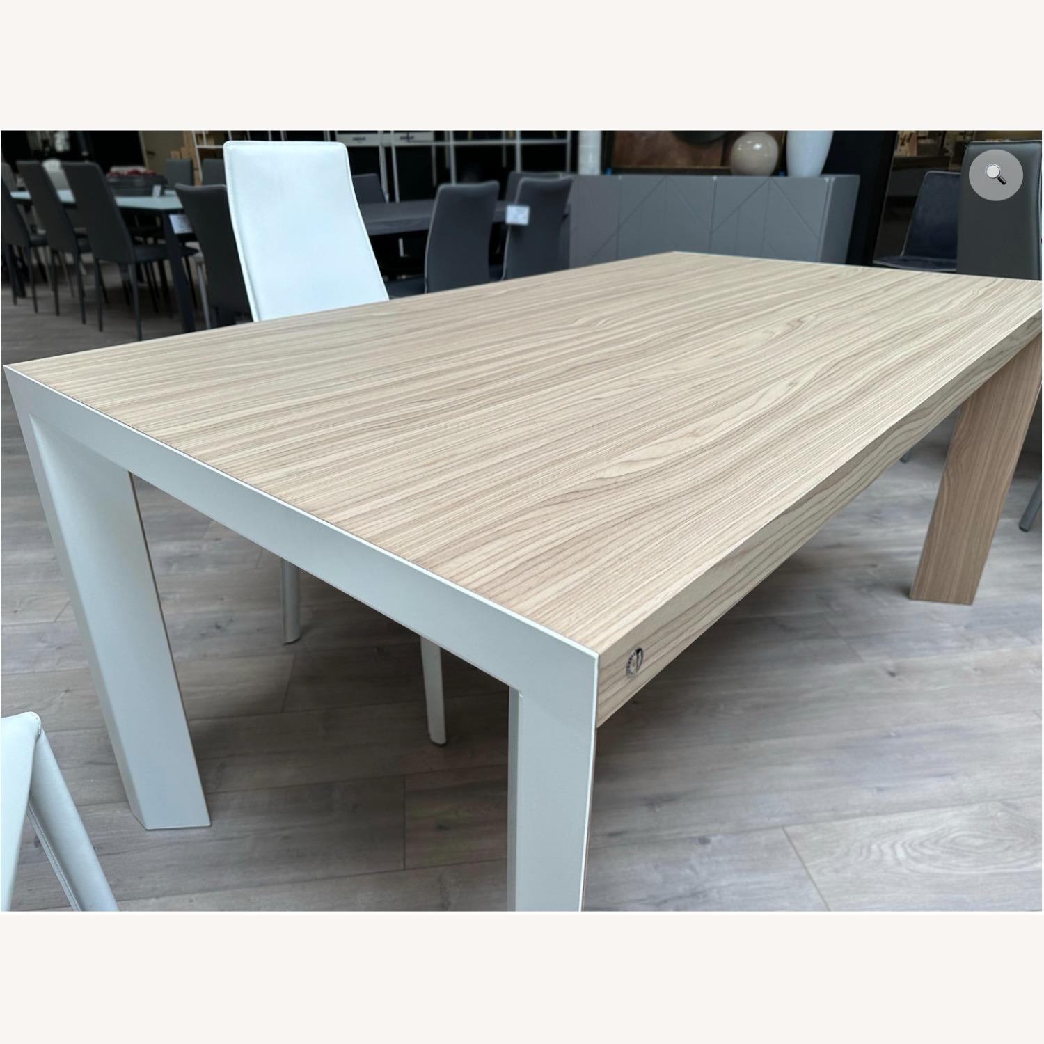 Calligaris Lam Table White Wood Dining Table  - image-1