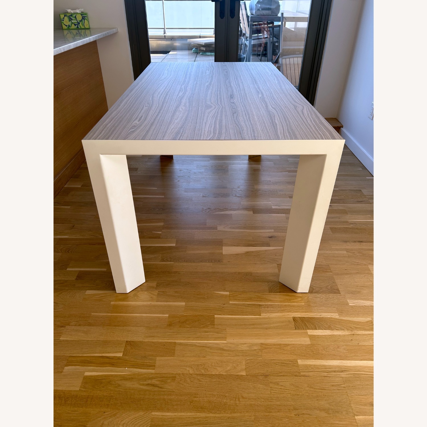 Calligaris Lam Table White Wood Dining Table  - image-2