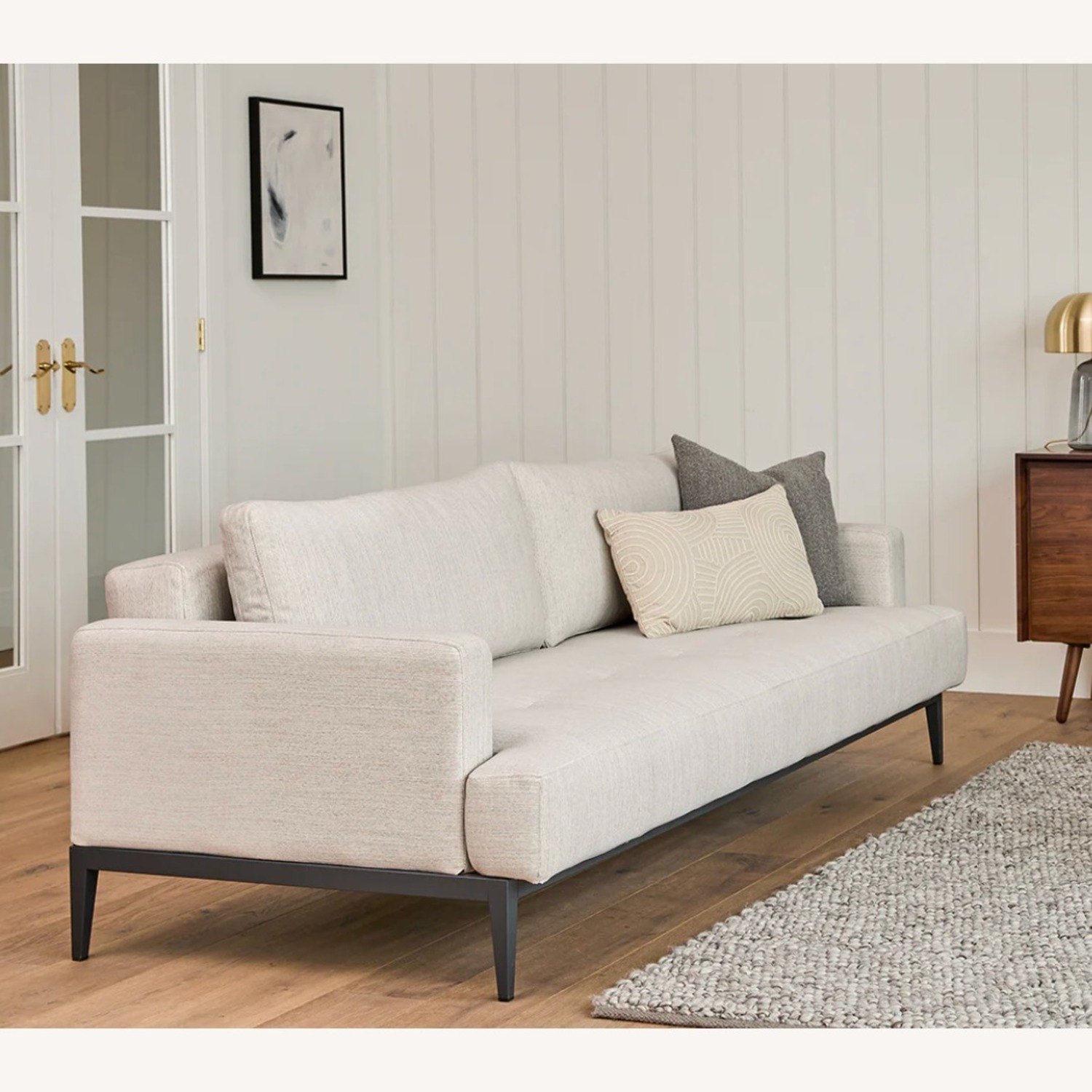 Article Light Gray Fabric Sleeper Sofa - image-1
